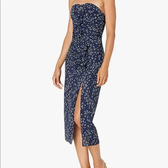 Likely Dresses Likely Womens Likley Starlight Printed Ali Strapless Ruffle Dress Poshmark